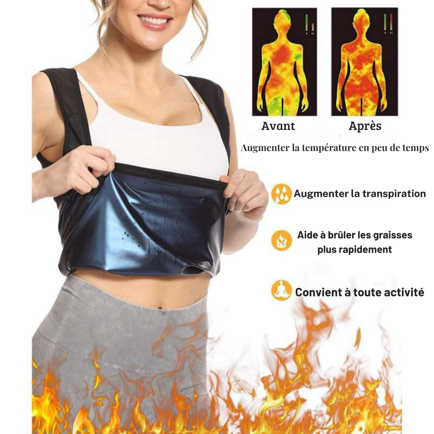 Débardeur Amincissant Sauna