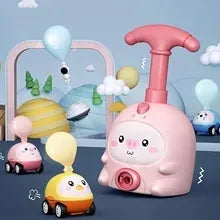 Ensemble de voiture propulsé par ballon pour enfants