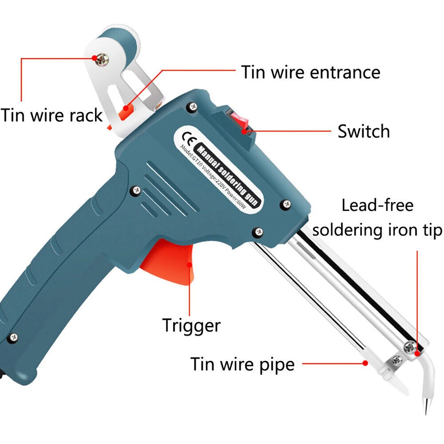 Pistolet à Souder Électrique Fil