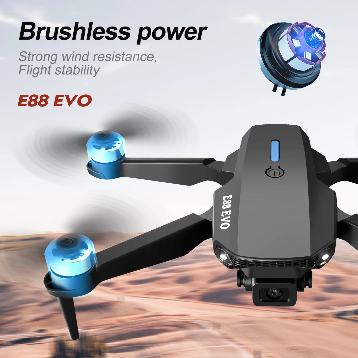 Drone professionnel avec 2 camera 4k