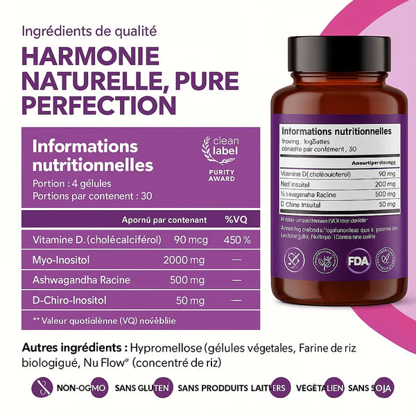 Hormonal Balance & PCOS Support , Équilibre hormonal & fertilité